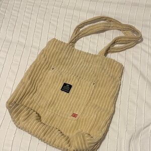 BDG Tan Corduroy Tote Bag